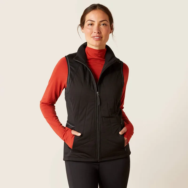 Ariat Venture Full Zip Vest Ladies in Black